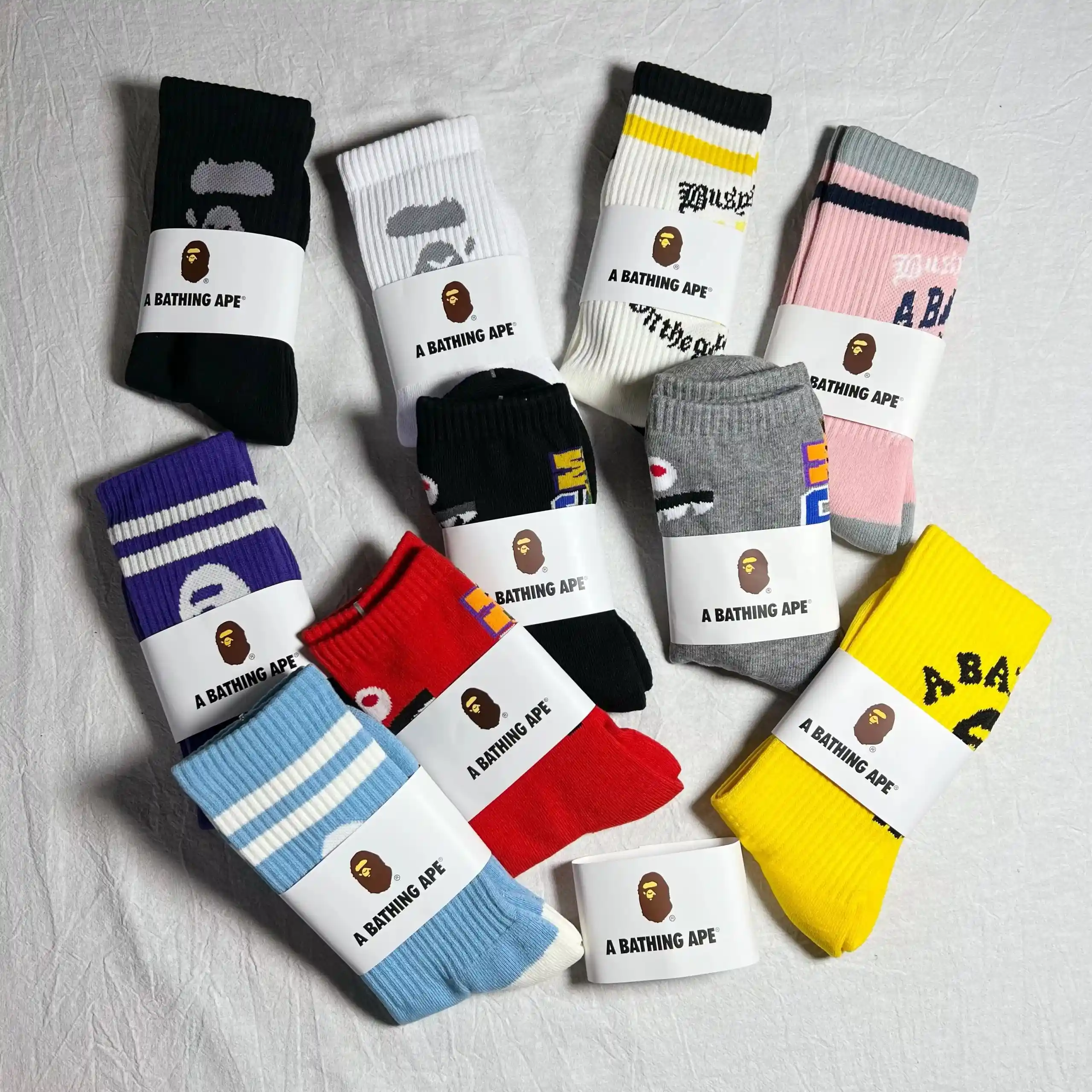 A Bathing Ape Socks [9 styles]